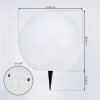 Lampe solaires Ykullen LED Noir, 1 lumière, Télécommandes, Changeur de couleurs