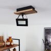Plafonnier Giresta LED Brun, Noir, 1 lumière