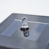 lampe solaire Gressela LED Noir, Blanc, 1 lumière, Changeur de couleurs