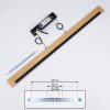 Suspension Inzino LED Noir, 1 lumière