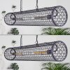 Suspension Gullvik Argent Oxydé, 2 lumières
