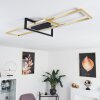 Plafonnier Omega LED Noir, 1 lumière