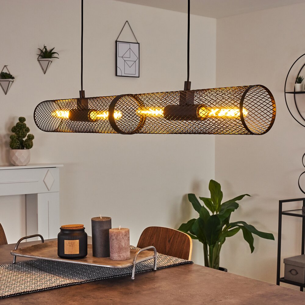 Suspension Vislanda Noir, 1 lumière main product photo