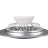 Ventilateur Reality Narvik LED Chrome, 1 lumière, Télécommandes