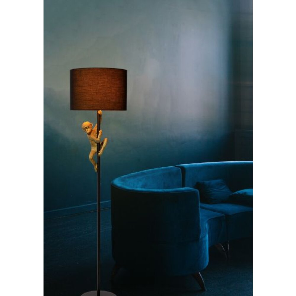 Lampadaire Lucide CHIMP Or, Noir, 1 lumière main product photo