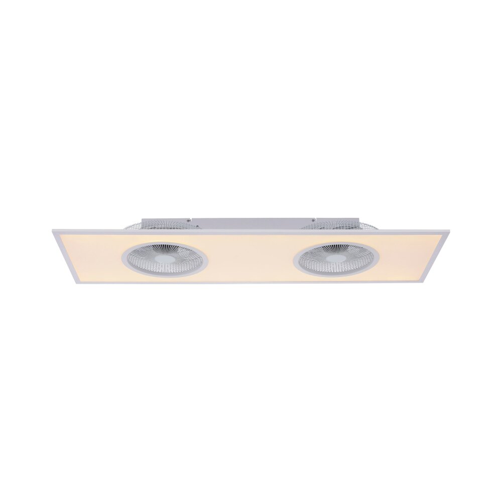 Ventilateur de plafond Leuchten Direkt FLAR-AIR LED Blanc, 1 lumière, Télécommandes main product photo