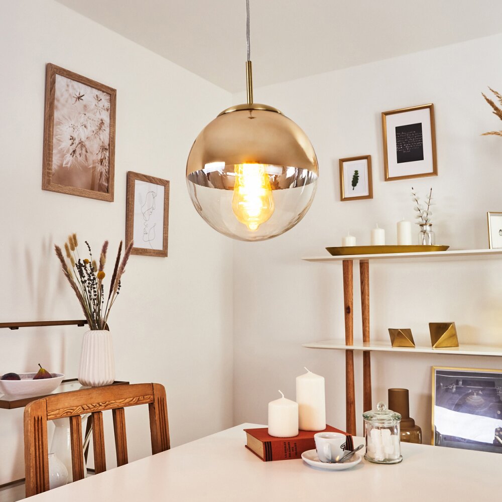 Suspension Degevos Or, 1 lumière main product photo
