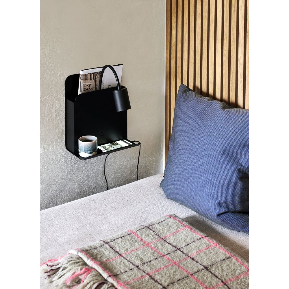 Applique murale Nordlux ROOMI Noir, 1 lumière main product photo