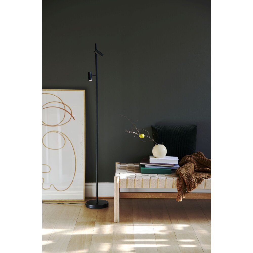 Lampadaire Nordlux OMARI LED Noir, 2 lumières main product photo
