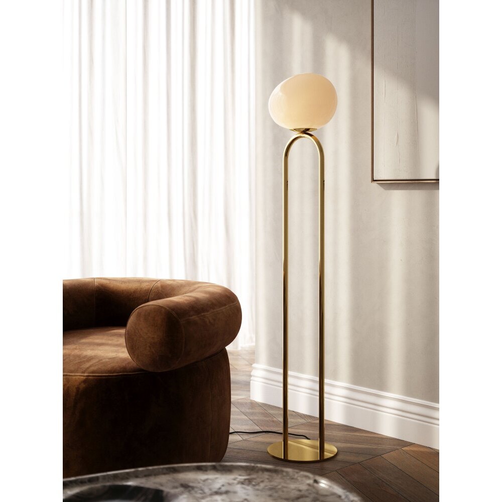 Lampadaire Design For The People by Nordlux SHAPES Laiton, 1 lumière main product photo