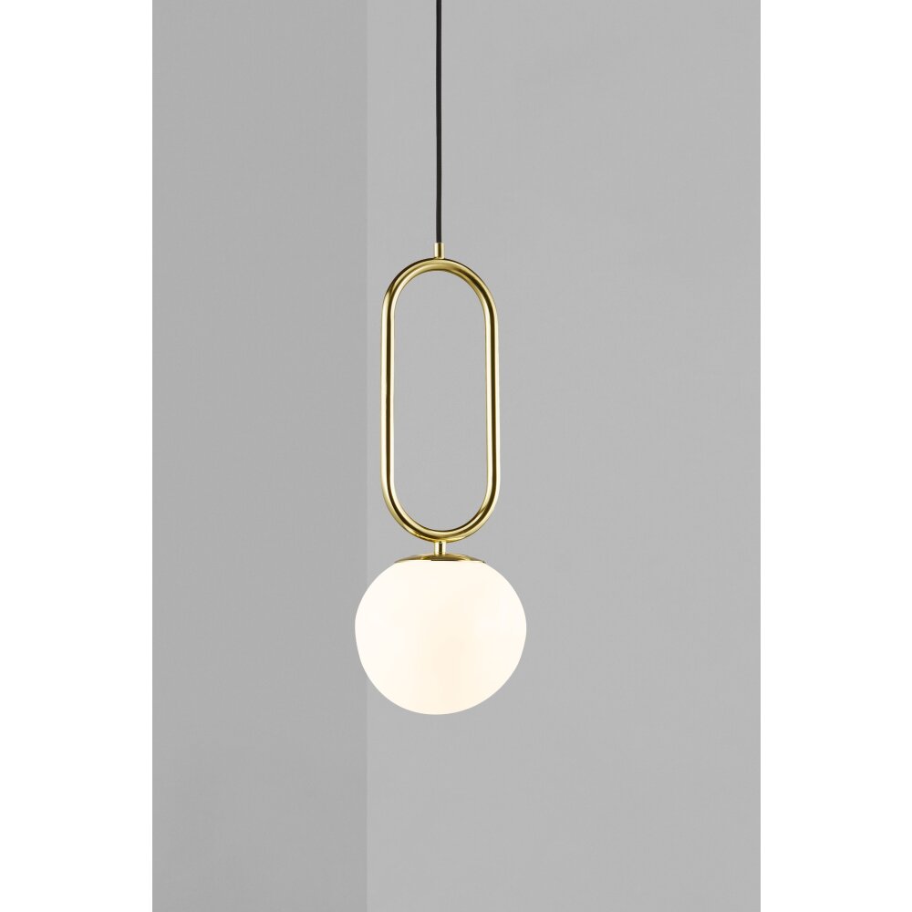 Suspension Design For The People by Nordlux SHAPES Laiton, 1 lumière main product photo