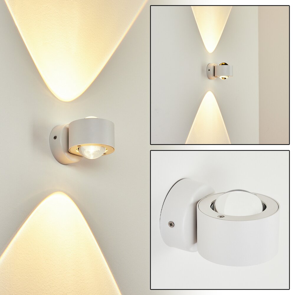 Applique murale d'extérieur Andersro LED Blanc, 2 lumières main product photo