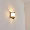 Applique murale d'extérieur Visnum Nickel mat, Blanc, 1 lumière