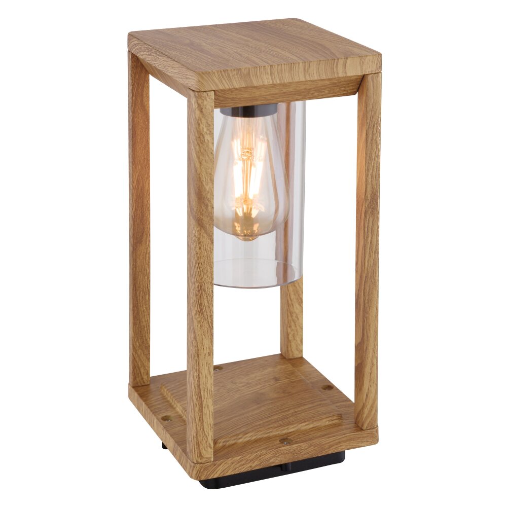 Borne lumineuse Globo CANDELA Bois foncé, 1 lumière main product photo