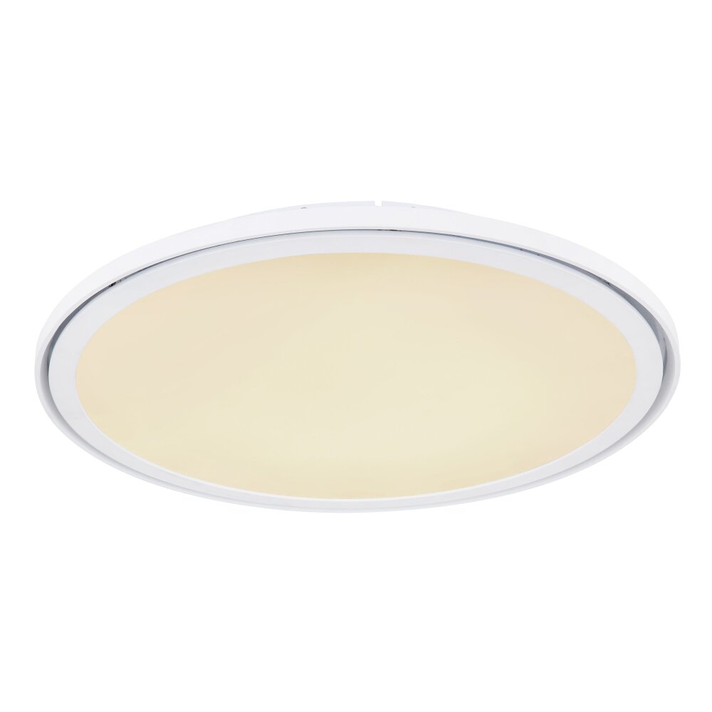 Plafonnier Globo SAMU LED Blanc, 1 lumière, Télécommandes, Changeur de couleurs main product photo