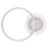 Plafonnier Globo RONDA LED Noir, 1 lumière, Télécommandes