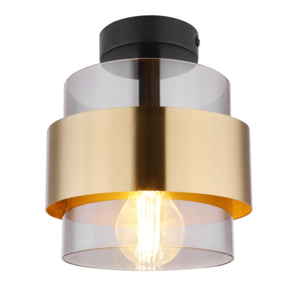 Plafonnier Globo MILLEY Noir, 1 lumière main product photo