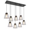 Suspension Globo GUMBA Noir, 8 lumières
