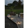 Spot encastrable au sol Konstsmide LED Anthracite, 4 lumières
