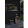 Applique murale d'extérieur Konstsmide Chieri LED Noir, 8 lumières