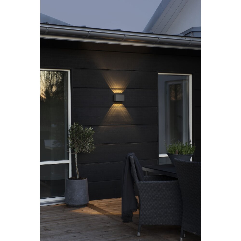 Applique murale d'extérieur Konstsmide Chieri LED Anthracite, 8 lumières main product photo