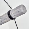 Suspension Canedo Gris, Noir, 5 lumières