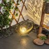 lampe solaire Benevento LED Or, Noir, 1 lumière