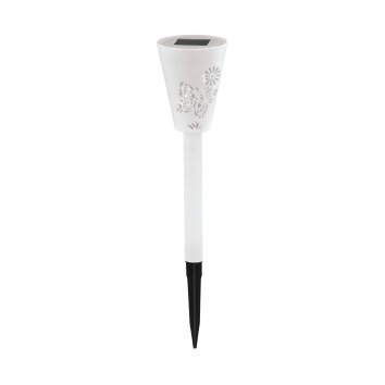 Lampe solaires Eglo SHINE LED Blanc, 1 lumière, Changeur de couleurs
