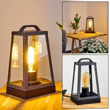 Lampe à poser Zakopane Anthracite, 1 lumière