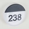 Numéro d'adresse éclairé Eppeland LED Noir, 1 lumière