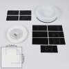 Numéro d'adresse éclairé Eppeland LED Noir, 1 lumière