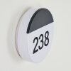 Numéro d'adresse éclairé Eppeland LED Noir, 1 lumière