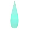 Lampadaire d'extérieur Globo VASCON LED Blanc, 1 lumière, Télécommandes, Changeur de couleurs