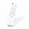Plafonnier Brilliant Jamil LED Blanc, 1 lumière, Télécommandes, Changeur de couleurs