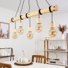 Suspension Canedo Brun, 5 lumières