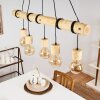 Suspension Canedo Brun, 5 lumières