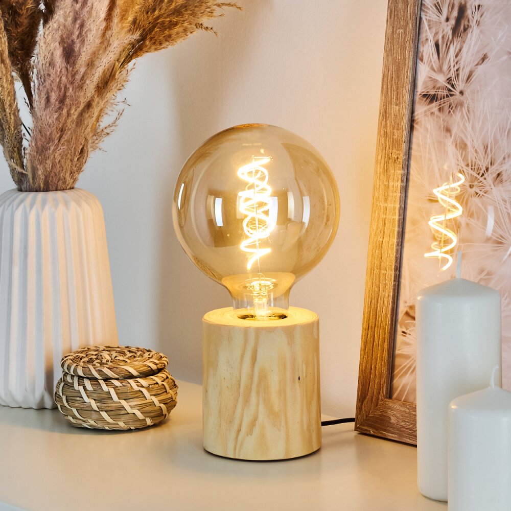 Lampe de table Canedo Brun, 1 lumière main product photo