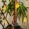 guirlande lumineuse solaire Trygsland LED Or, Clair, 10 lumières