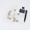 guirlande lumineuse solaire Markhus LED Transparent, 10 lumières