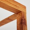 Applique murale d'extérieur Leset Brun, Couleur bois, 1 lumière