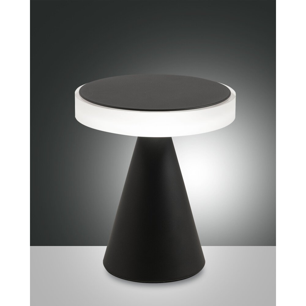 Lampe de table Fabas Luce Neutra LED Noir, 1 lumière main product photo