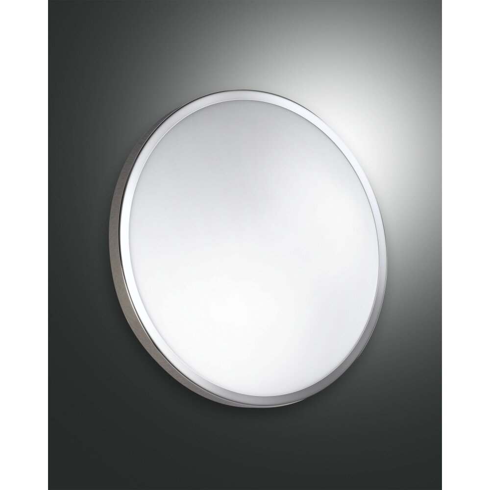 Plafonnier Fabas Luce Plaza LED Blanc, 1 lumière main product photo