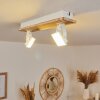 Plafonnier Giresta LED Écru, Blanc, 2 lumières