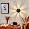 Applique murale Mezia LED Noir, 1 lumière