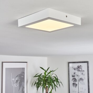 Plafonnier Finsrud LED Blanc, 1 lumière