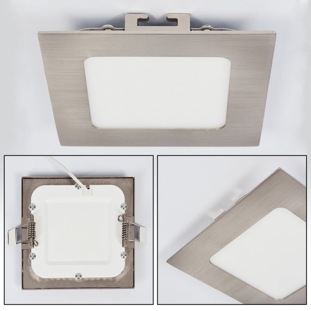 Spot encastrable Finsrud LED Nickel mat, 1 lumière main product photo