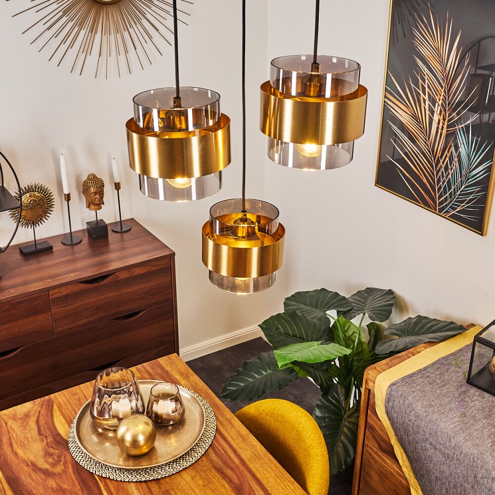 Suspension Traak Noir, 3 lumières main product photo