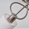 Plafonnier Antillo Nickel mat, 3 lumières