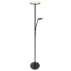 Lampadaire Globo ERNST LED Noir, 1 lumière