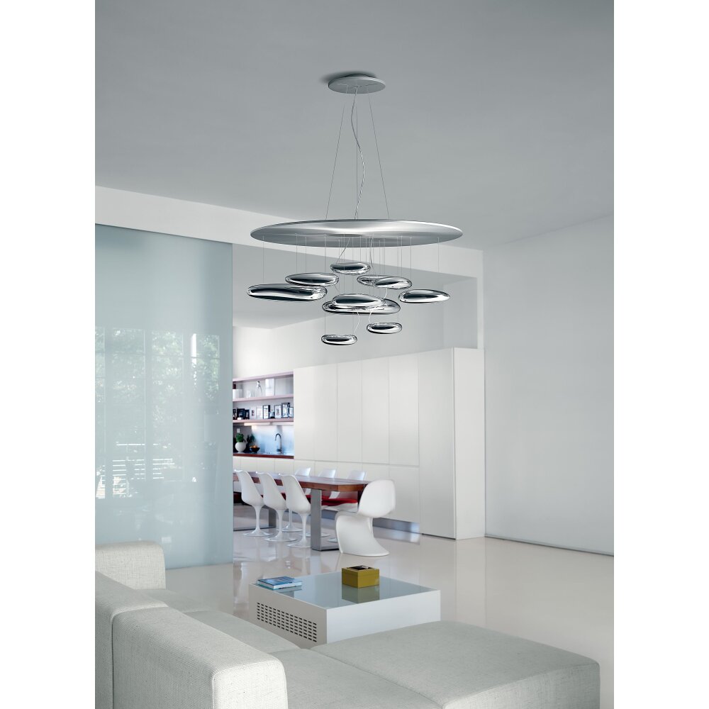 Suspension Artemide Mercury Mini LED Chrome, 1 lumière main product photo